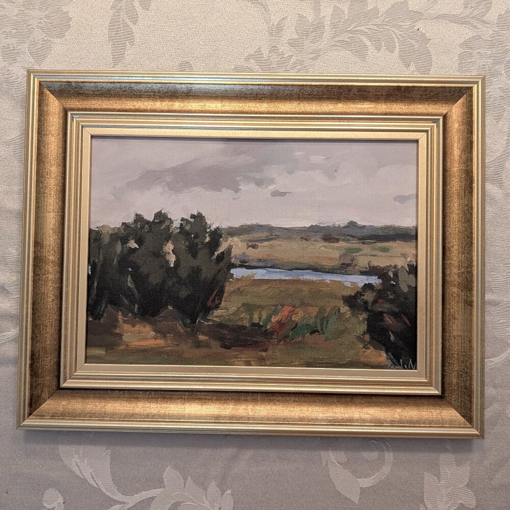 Studio McGee x Threshold Framed Canvas Landscape Art 11x14